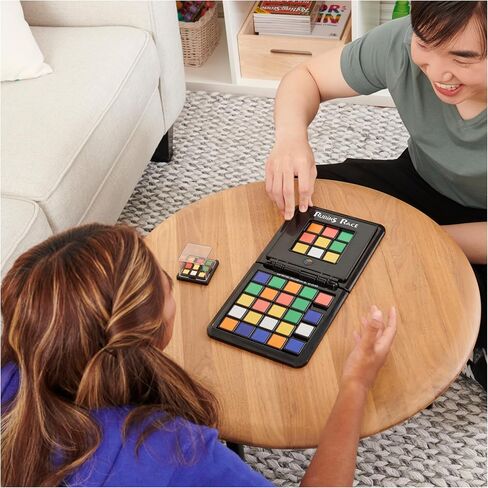 Rubik's Race, Metallic Edition Classic Fast-Paced Puzzle Strategy Sequence Two Player Board Game, for Kids and Adults Ages 7 and up, Multicolor in Kuwait