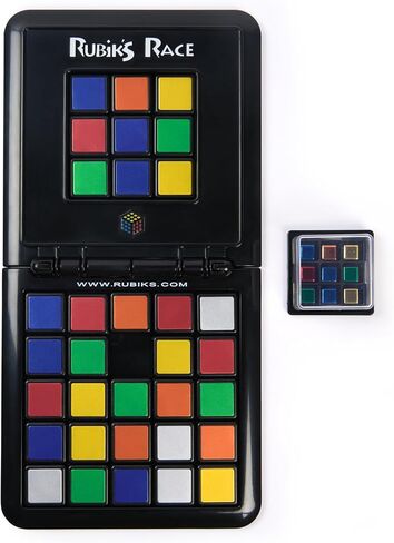 Rubik's Race, Metallic Edition Classic Fast-Paced Puzzle Strategy Sequence Two Player Board Game, for Kids and Adults Ages 7 and up, Multicolor in Kuwait
