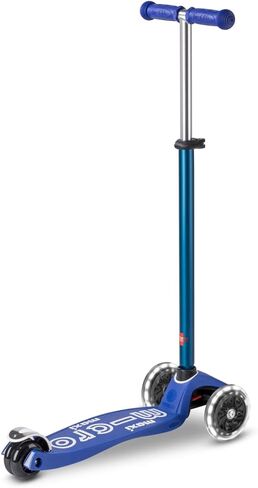 Micro Kickboard - Maxi Deluxe LED - Three Wheeled, Lean-to-Steer Swiss-Designed Micro Scooter for Kids with Motion-Activated Light-Up Wheels for Ages 5-12 … in Saudi Arabia