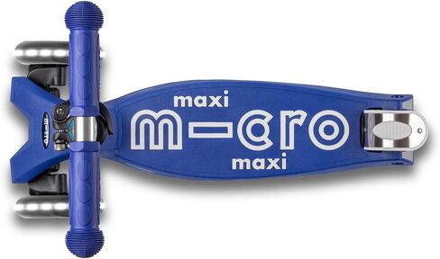 Micro Kickboard - Maxi Deluxe LED - Three Wheeled, Lean-to-Steer Swiss-Designed Micro Scooter for Kids with Motion-Activated Light-Up Wheels for Ages 5-12 … in Saudi Arabia
