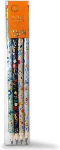 Channie's Number 2 Floral Pencil Set, Colorful Pencils with Cute Floral Design for Sketching, Writing, or Drawing, Pack of 12 Pre-Sharpened Flower Pencils for Girls and Women in Kuwait