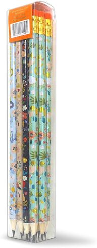 Channie's Number 2 Floral Pencil Set, Colorful Pencils with Cute Floral Design for Sketching, Writing, or Drawing, Pack of 12 Pre-Sharpened Flower Pencils for Girls and Women in Kuwait