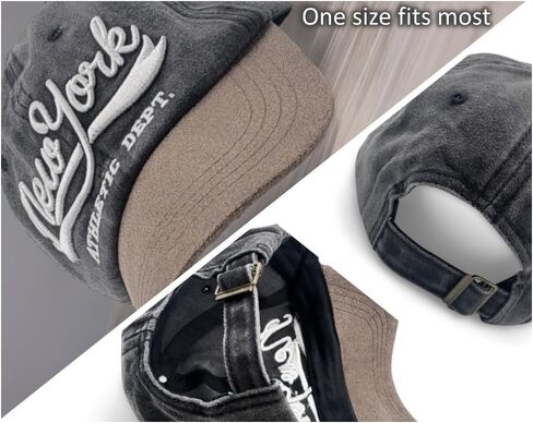 Vintage New York Logo Cap - Urban Style Adjustable Baseball Hat for Men & Women | Stylish Trucker Hat Mens Gorras para Hombres Originales Green in Kuwait