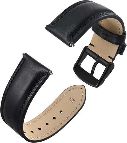 Anbeer Retro Watch Band Quick Release, Crazy Horse Leather Watch Straps for Men and Women, Band Width - 18mm 20mm 22mm 16mm 19mm 24mm in Kuwait