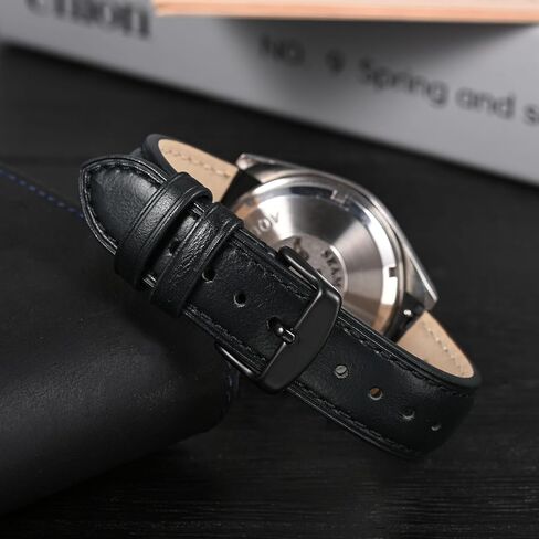 Anbeer Retro Watch Band Quick Release, Crazy Horse Leather Watch Straps for Men and Women, Band Width - 18mm 20mm 22mm 16mm 19mm 24mm in Kuwait