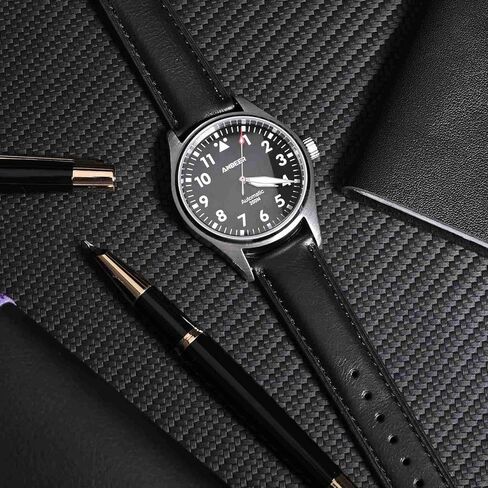 Anbeer Retro Watch Band Quick Release, Crazy Horse Leather Watch Straps for Men and Women, Band Width - 18mm 20mm 22mm 16mm 19mm 24mm in Kuwait