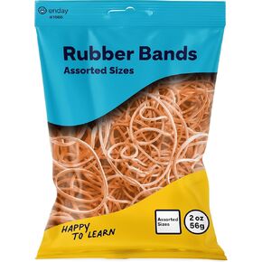 Rubber Bands Assorted Size & Colors, Colorful Rubber Bands Bulk, Stretchable Elastic Bands, Assorted Rubber Bands for School, Home, or Office (227g/0.5 lbs) – Enday