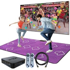 Dance Mat for Kids and Adults, Double User Wireless Dance Pad Game for TV, Exercise Dancing Mat for Family Games,Gifts Ideas for Girls and Boys in Kuwait