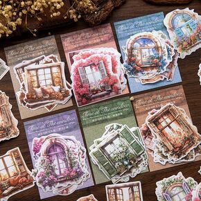 Alideco 60pcs Scrapbook Stickers Tree Landscaping Scrapbooking Junk Journal Crafts Embelishment Decoration Diary Stickers (shuyingyaoye)
