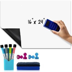 Magnetic Self-Adhesive Whiteboard Paper, Dry Erase Sticker for Wall, Home, Office, Classroom, Fridge - Durable & Easy to Write & Clean, Perfect for Kids' Creativity, Organization & Planning.