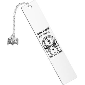 LQRI Lord Movie Rings Bookmark Signboard Gift Speak Friend and Enter Bookmark Gift for Lord Fans