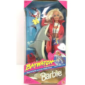 BAYWATCH BARBIE Doll with Dolphin & Accessories 1994