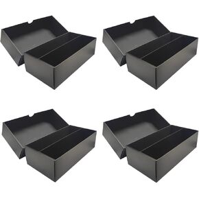 4-Pack Trading Card Storage Box - Store and Protect Your Sports Cards, Game Cards, and More