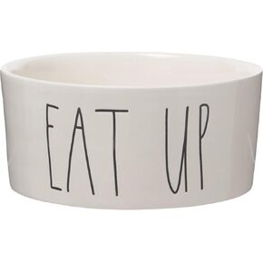 Rae Dunn Artisan Collection 6" Pet Bowl EAT UP