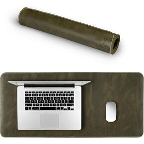 Londo Top Grain Leather Extended Mouse Pad – Large Desk Mat for Office & Gaming, Smooth Writing Surface, Non-Slip Base, Durable & Stylish Workspace Accessory