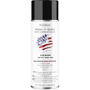 Seymour Paint 11-10 Fresh-N-Quick Multi-Purpose Spray Enamel Flat Black