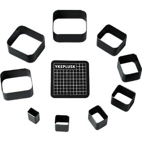 مجموعة قاطع ثقب جلدي ، 9 أحجام ماس على شكل جلد يموت أدوات القاطع 20 25 30 35 40 45 50 55 60 مم ، قاطع جلدي جوف in Kuwait