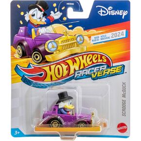 Hot Wheels RacerVerse Scrooge McDuck 1:64 Scale Toy Car Optimized Track