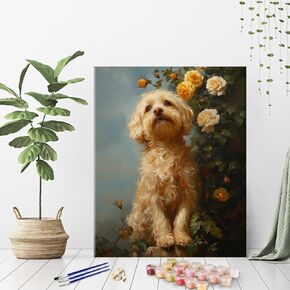 TFIAVSIN Jesus Christ Paint by Numbers Kit for Adults Beginners, 16" Wx20 L Canvas Pictures Drawing Acrylic Paintwork with Paintbrushes, God Reaching Out to A Lost Lamb