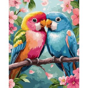 Natuyalo Painting by Numbers for Adults - Peacock Adult Paint by Number Kits for Beginners, Animal DIY Art Craft Kits for Ideal Gift No Frame (16x20 Inch)