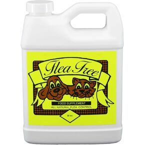 Flea-Free Pure Organic Food Supplement and Natural Pet Products , 32 Ounce