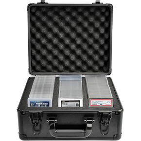Graded Card Storage Box, Trading Card Storage Box, Graded Sports Card Slab Carrying Case Card Holder Fits PSA BGS FGS & SGC, Baseball Sports Trading Cards MTG and Top Loaders Protective Case