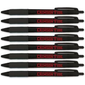 University of Alabama Crimson Tide Translucent 8 Pen Set 2502