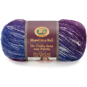 Lion Brand Yarn 828-201 Shawl in a Ball Yarn, Restful Rainbow