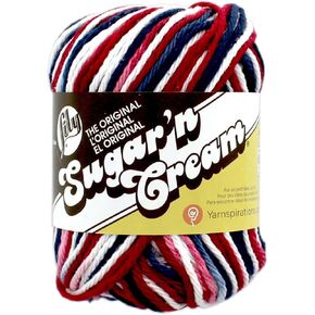 غزل كريم Sugar'n - Ombres -Red ، أبيض وأزرق