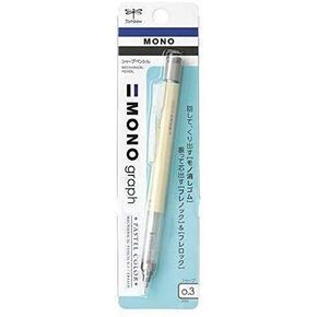 Tombow Mono Graph Mechanical Pencil Pastel Color | 0.3mm | Cream Yellow
