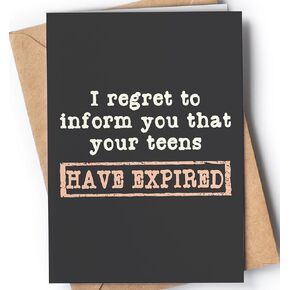 20th Birthday Card - Funny 20th Birthday Cards for Daughter - Happy 20th Birthday Card for Son - 20th Bday Card for Niece, Nephew - 20 Years Old Card for Men, Women - Joke 20th Birthday Card - Teens