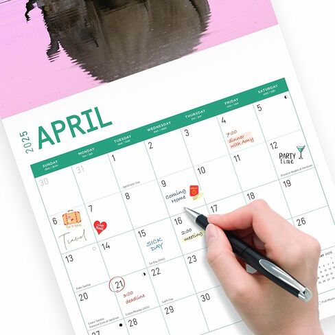 Bright Day Calendars 2025 Rhinos Monthly Wall Calendar - Cute Nature Photography Gift (12 x 12 Inch) in Saudi Arabia