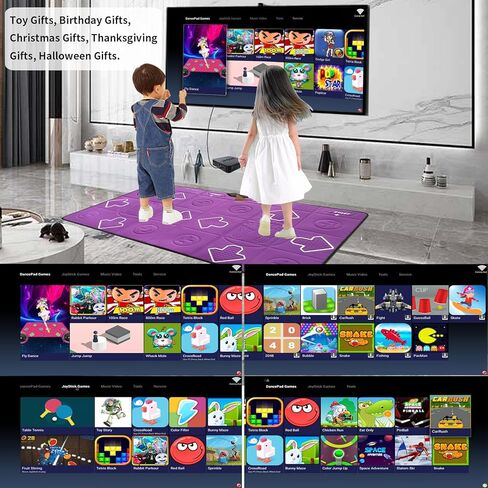 Dance Mat for Kids and Adults, Double User Wireless Dance Pad Game for TV, Exercise Dancing Mat for Family Games,Gifts Ideas for Girls and Boys in Kuwait