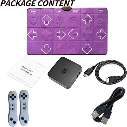 Dance Mat for Kids and Adults, Double User Wireless Dance Pad Game for TV, Exercise Dancing Mat for Family Games,Gifts Ideas for Girls and Boys in Kuwait