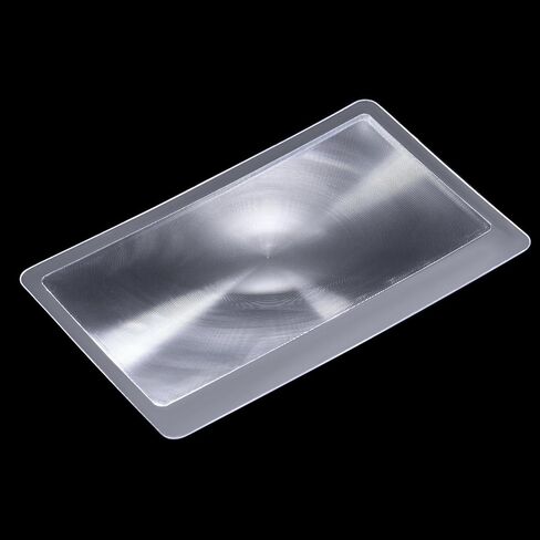 Hestya 20 PCS 3x Fresnel Lens Bulk Crex Card Machifier Size Pocket Wallet Machifier Card Card Thin Tran in Kuwait