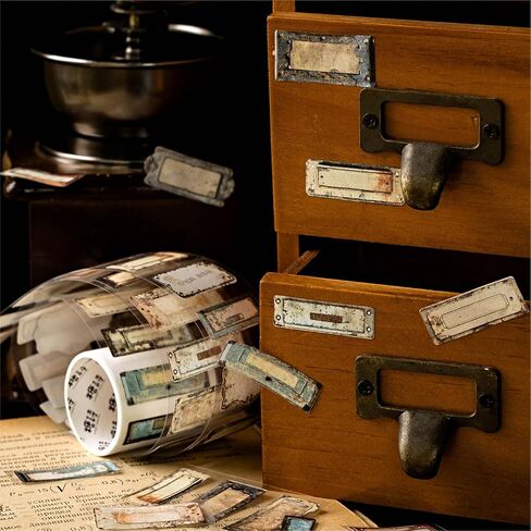 6ROLLS SCRAPBOOK ملصقات ملصقات سجل القصاصات الجمالية مستلزمات Washi Tape Junk Journal Labels ملصقات زخرفية عتيقة ملصقات الملصقات العتيقة الملصقات العتيقة لموازم اليومية in Kuwait