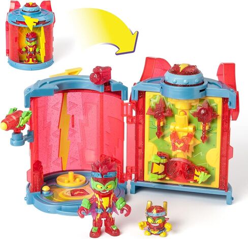 SUPERTHINGS Secret Base Fury Storm – Fury Storm Secret Base – Includes one Exclusive Kazoom Kid and one Exclusive SuperThing and Many Accessories. in Saudi Arabia