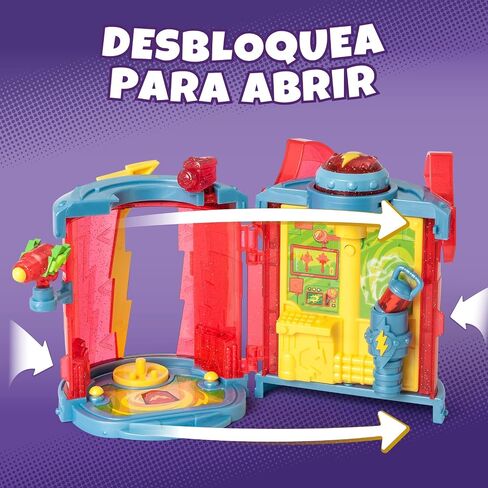 SUPERTHINGS Secret Base Fury Storm – Fury Storm Secret Base – Includes one Exclusive Kazoom Kid and one Exclusive SuperThing and Many Accessories. in Saudi Arabia