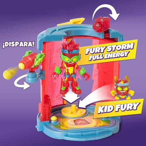 SUPERTHINGS Secret Base Fury Storm – Fury Storm Secret Base – Includes one Exclusive Kazoom Kid and one Exclusive SuperThing and Many Accessories. in Saudi Arabia