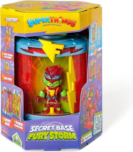 SUPERTHINGS Secret Base Fury Storm – Fury Storm Secret Base – Includes one Exclusive Kazoom Kid and one Exclusive SuperThing and Many Accessories. in Saudi Arabia