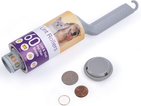 BarGifts Lint Roller Diversion Safe with Hidden Storage Hide Valuables, Secret Hidden Safe Keep Your Money, Keys, and Jewelry- Green in Kuwait