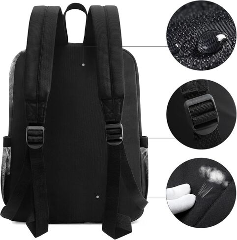 Fustylead Elephant and Baby Elephant Backpack School Laptop Bag Bookbag for Boys Girls Students Daypack Picnic Travel in Kuwait