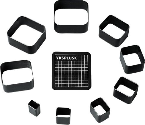 مجموعة قاطع ثقب جلدي ، 9 أحجام ماس على شكل جلد يموت أدوات القاطع 20 25 30 35 40 45 50 55 60 مم ، قاطع جلدي جوف in Kuwait