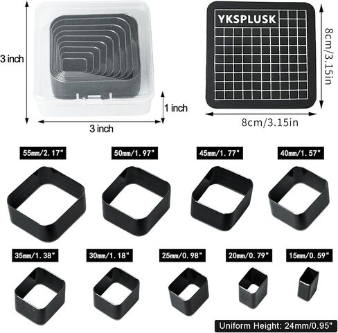 مجموعة قاطع ثقب جلدي ، 9 أحجام ماس على شكل جلد يموت أدوات القاطع 20 25 30 35 40 45 50 55 60 مم ، قاطع جلدي جوف in Kuwait