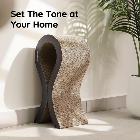 Cat Lounger Scratcher ، لوحة خدش القطة على شكل سمكة ، خدش CAT CATRABOARD المتميز للقطط الداخلية ، قابلة للانعكاس ودائم ، وضع ، إخفاء وخدش in Saudi Arabia