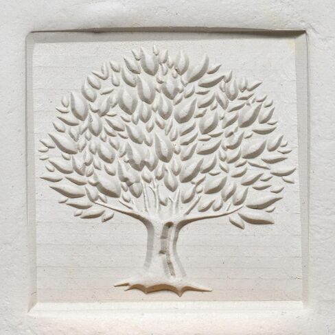 MKM Pottery Tools Large Square Decorative Stamp for Pottery, Clay, Ceramics (Ssl-76 Tree of Life) in Kuwait