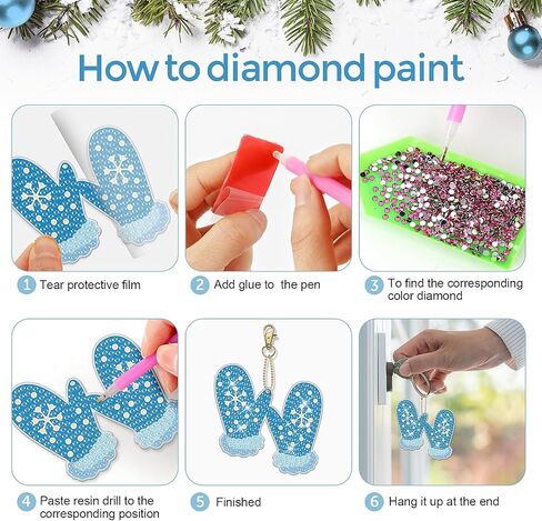 clothmile 12pcs Nurse Diamond Art Keychain Nurse Week Presents for Women 5d DIY Craft Nurses Day Diamond Key Chain for Nursing Student Practitioner Medical Presents in Saudi Arabia