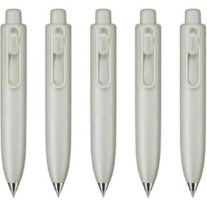 Uni-Ball One P ، Gel Ink Point Pen ، 0.38mm Extra Fine Point ، Black Ink ، White Mint (Edition Limited) ، UMNSPCC38.WM ، حزمة 5