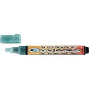 Marvy Uchida Uchida, Deco Just Glitter Premium Fabric Marker Art Supplies, Green