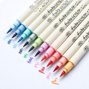 Coloring Markers Pens Set, Touch Write Brush Pen Color Calligraphy Marker Pens Set Stationery Drawing School Supplies Gifts for Women, Kid Adult Books Manga Artist Lettering Bullet Journal - 10Pcs